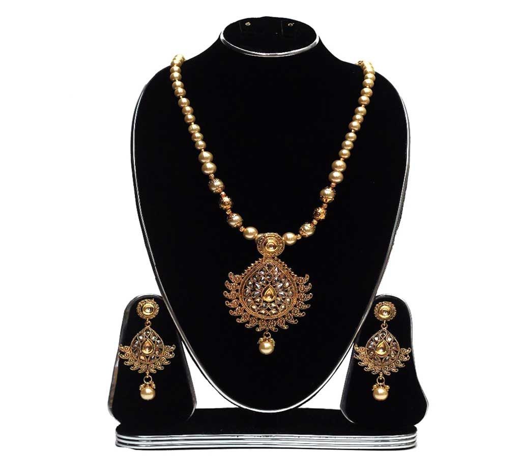 Gold Plated Necklace Set - JS 302