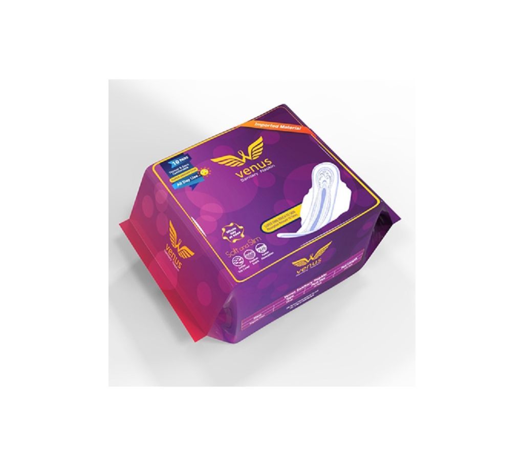 Venus Sanitary Napkins (Super Thin Regular Use)  10 Pads