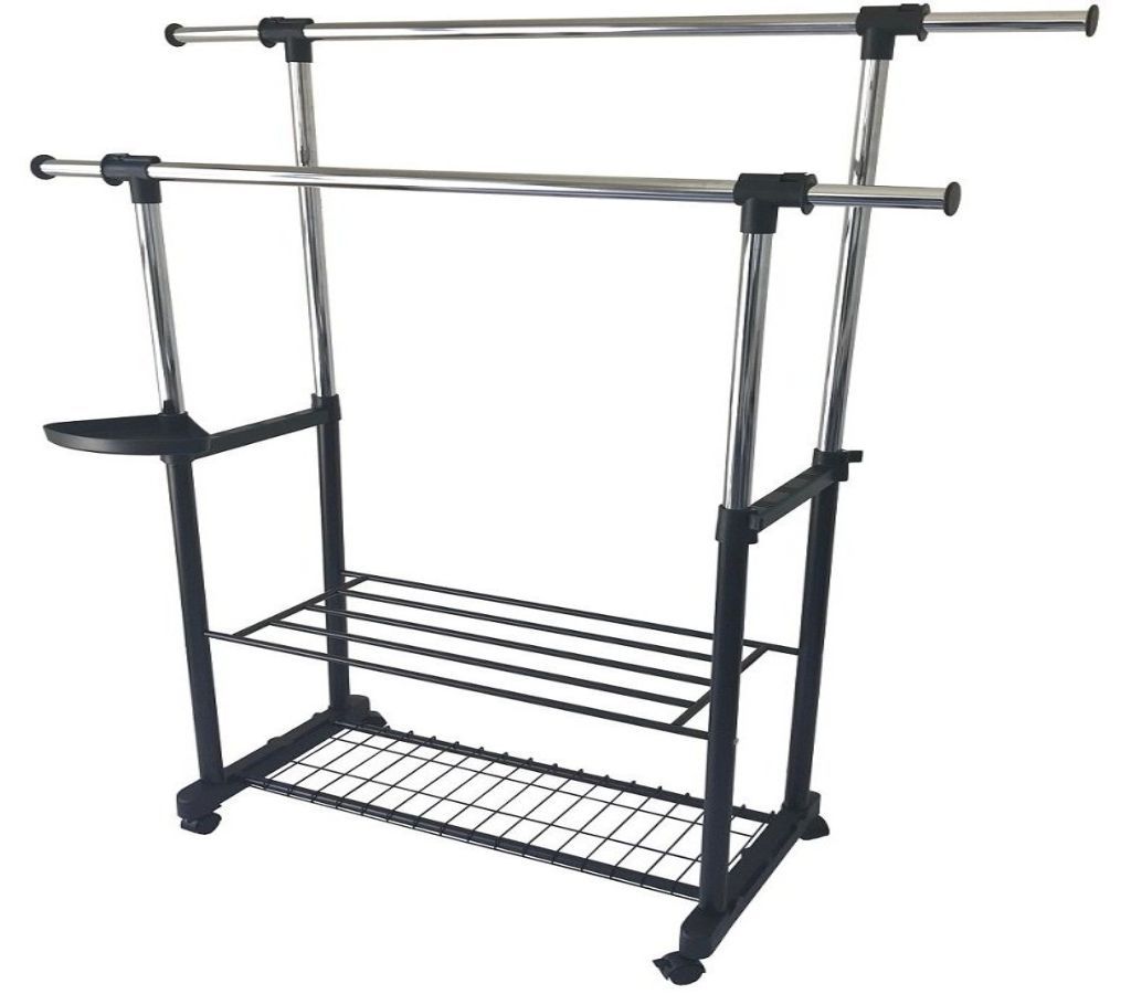 CLOTH HANGER RACK (Double Hanger Double Rack - Portable)