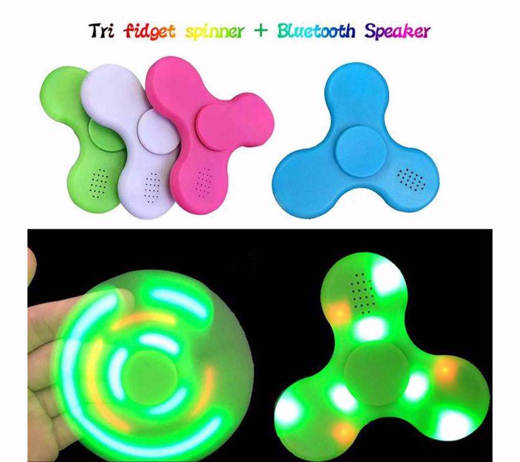 Mini LED Fidget Spinner Bluetooth Speaker