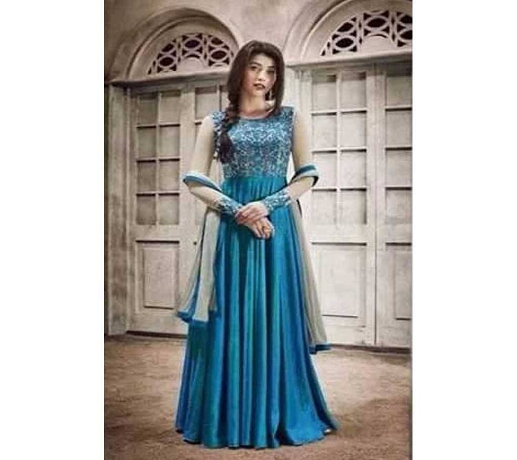 Indian Unstitched Georgette Three Piece - Replica 