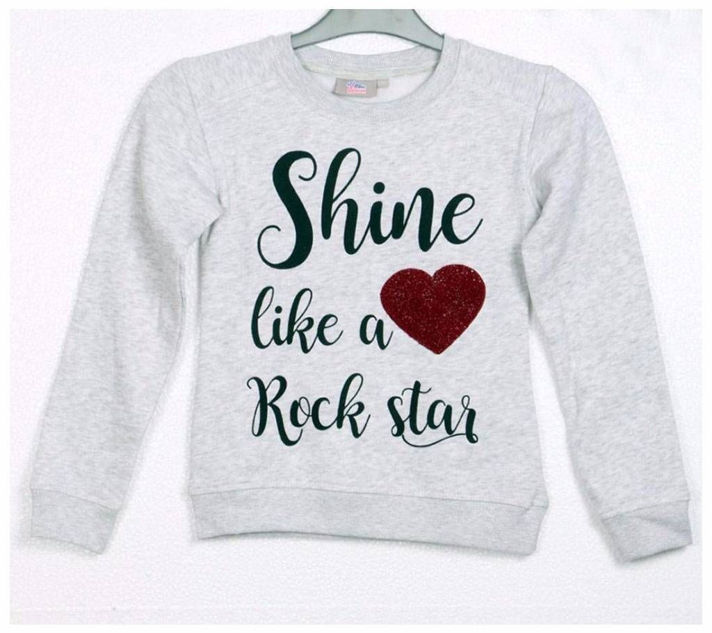 Girls Embroidered Sweatshirt