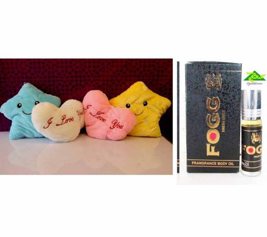 Led Lighting Pillow & 6ml roll on perfume