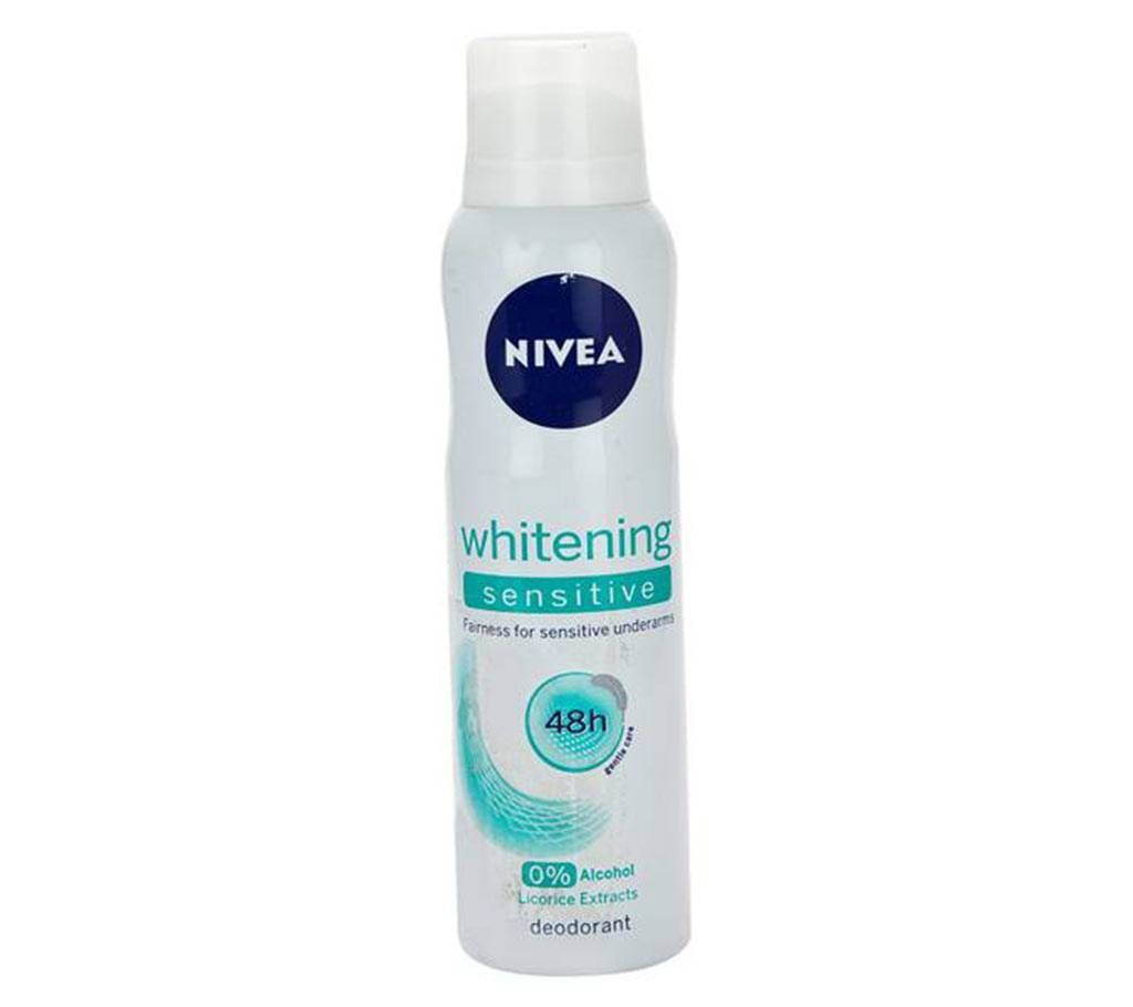 Nivea Whitening Sensitive Body Spray - 150ml