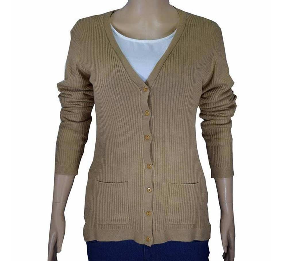 Ladies viscose full sleeve sweater 
