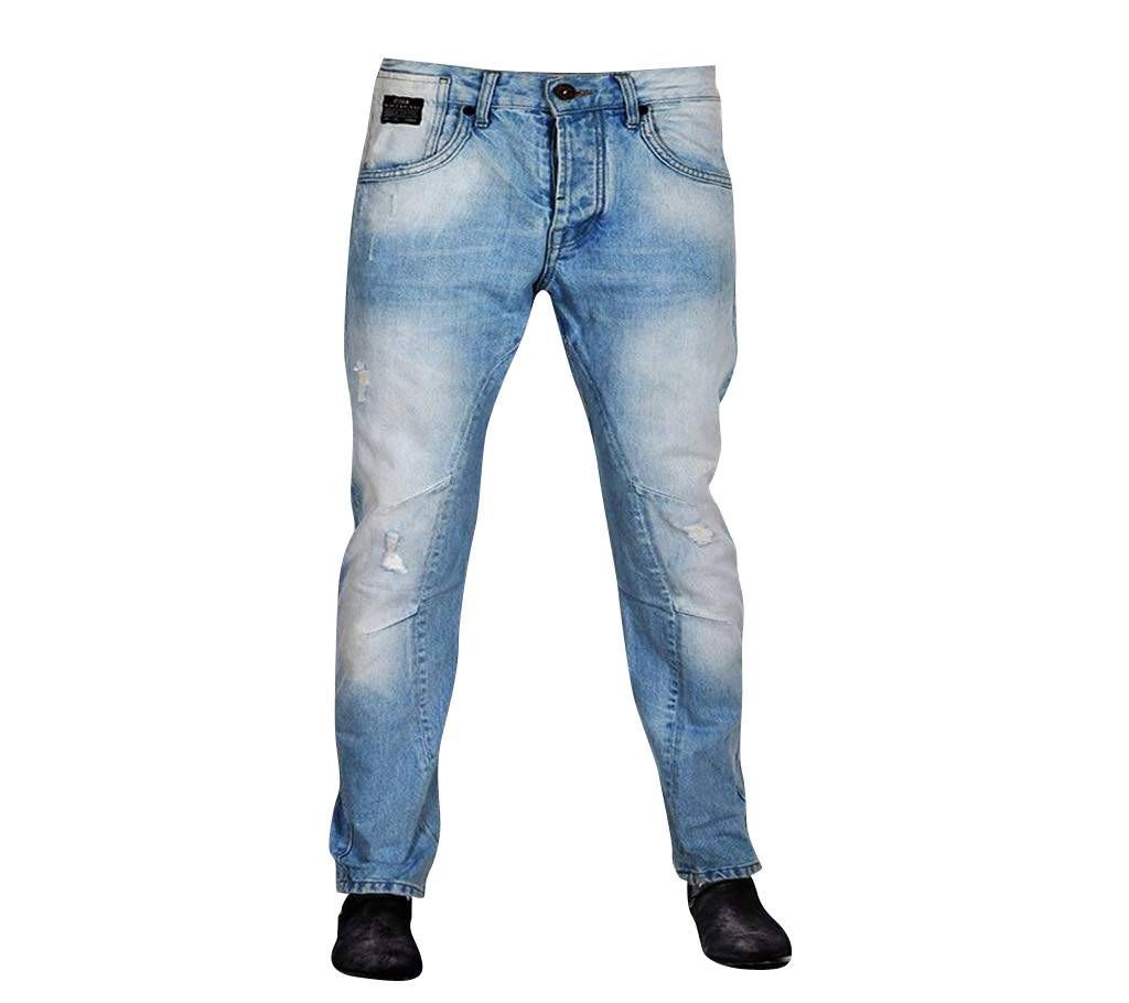 GENTS SLIM FIT SCRATCHED JEANS PANT