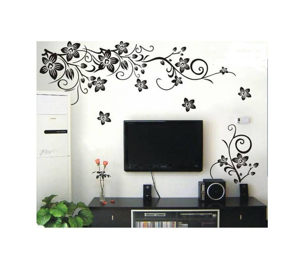 Removable Flower Wall Decor