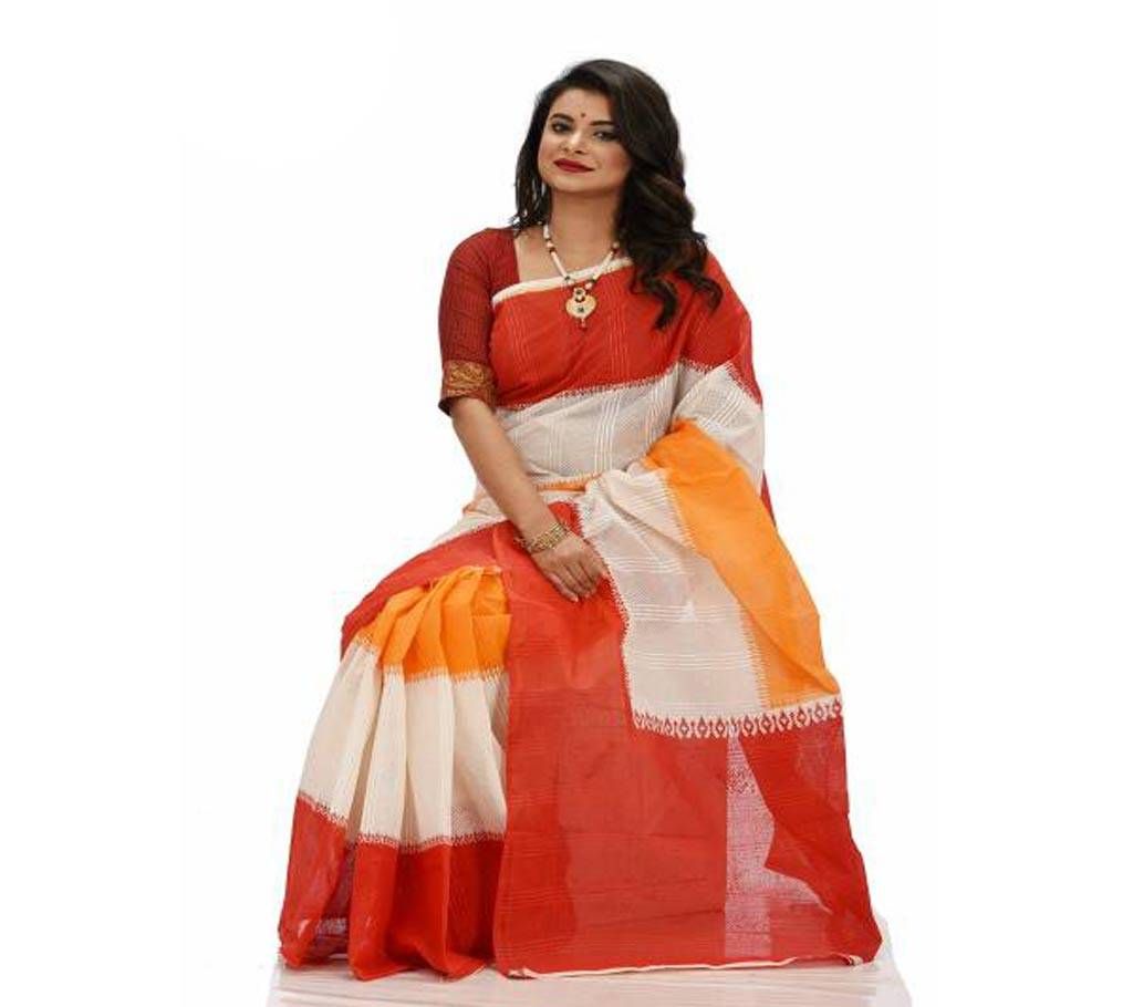 Botiques dupatta (cotton) saree 