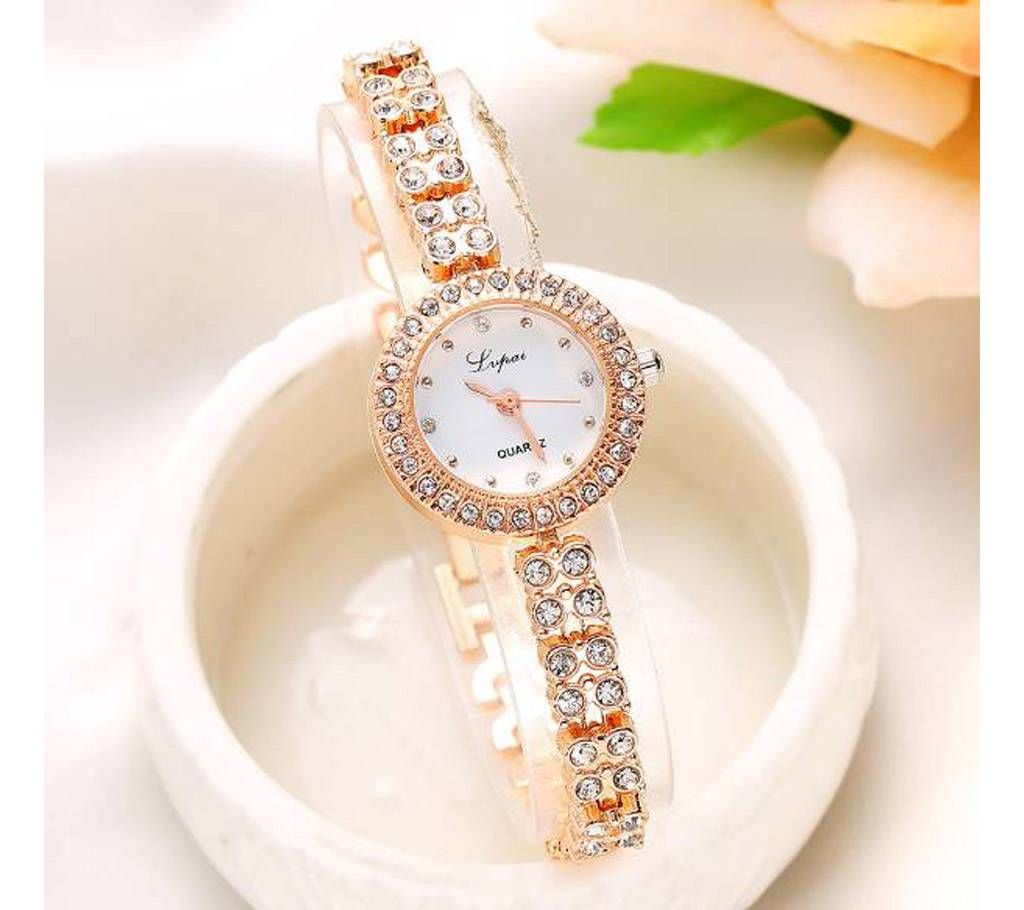 Stone Setting Wristwatch for Women