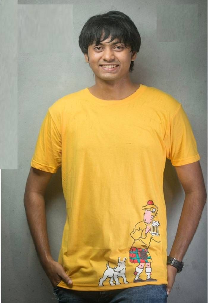 Tintin Menz Round Neck T-Shirt