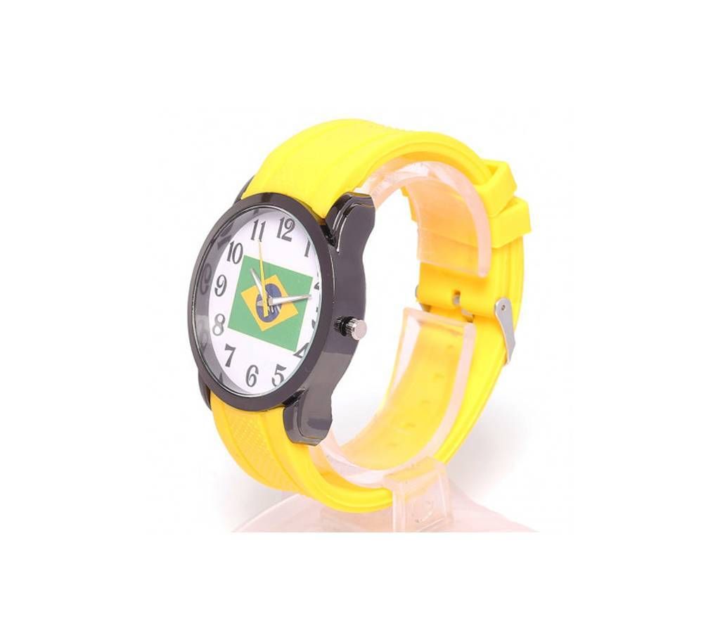 Brazil Fans Hand Watch