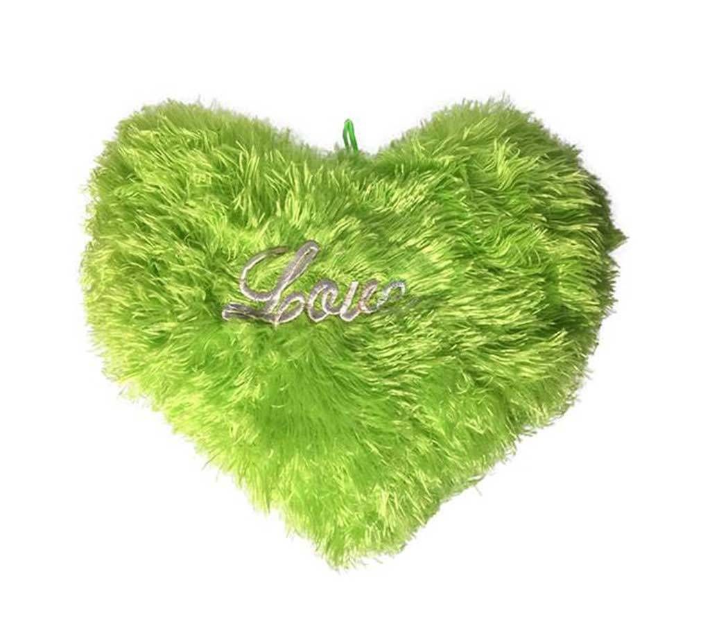 Large Heart Shaped Pillow with Love Sign