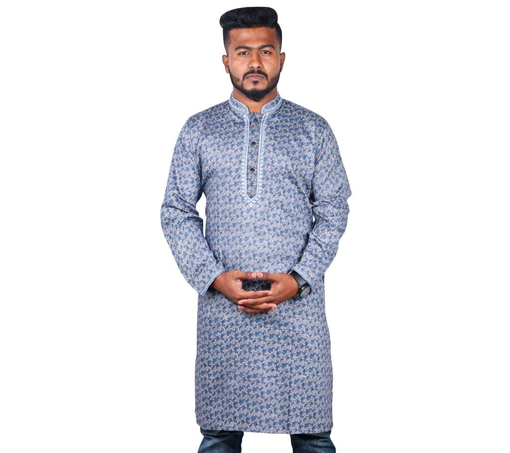 {INDIAN} MEN`S SEMI LONG  PANJABI