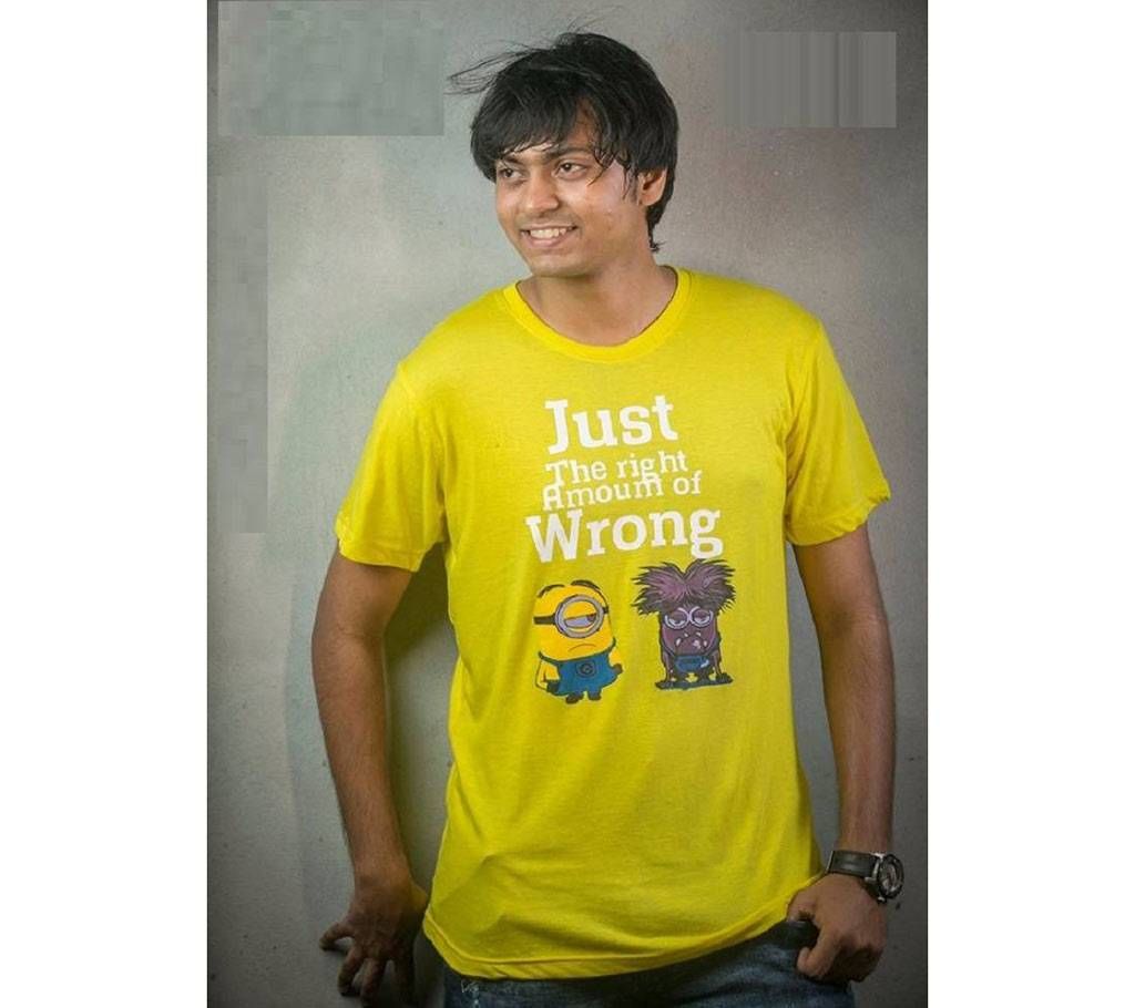 Minion Menz Round Neck T-Shirt