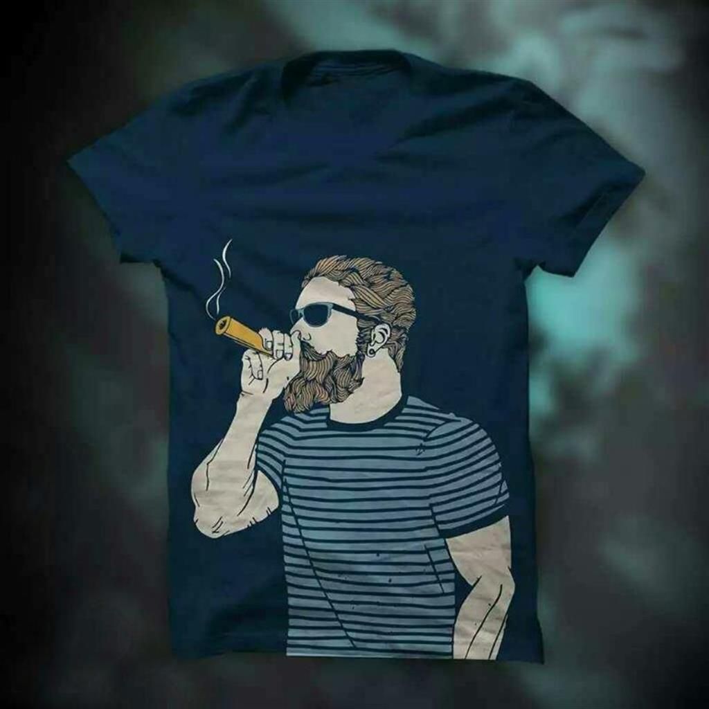 Smoke Menz Cotton Round Neck T-Shirts