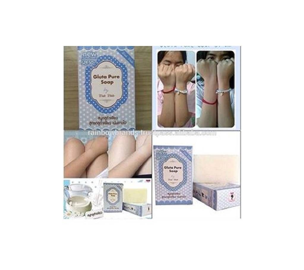 Gluta Pure Soap wink white Whitening Soap 