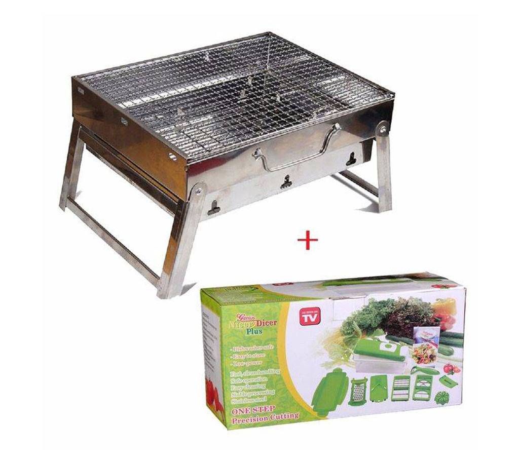 BBQ Grill Maker - Nicer Dicer Combo offer