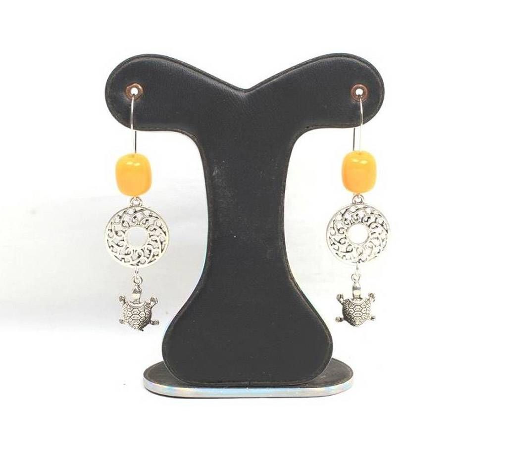 Yellow Stylish Indian Earring