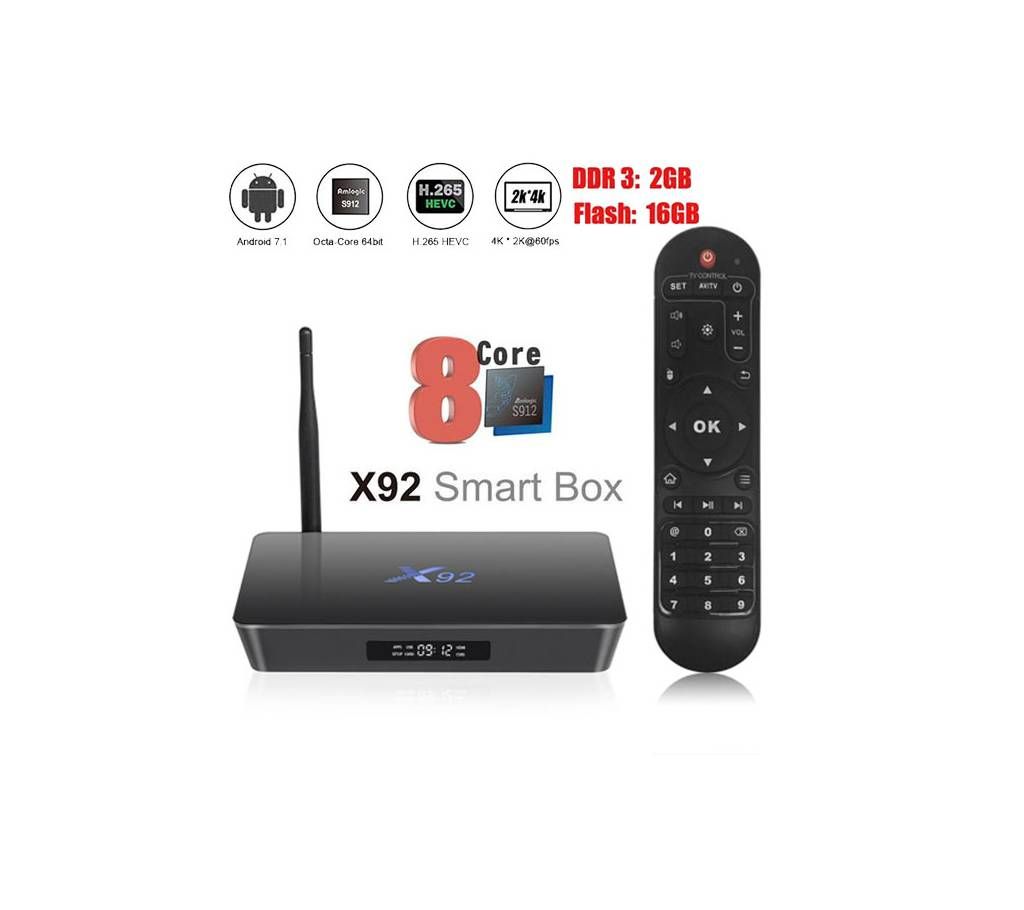 X92 Amlogic S912 OctaCore Android 7.1 TV Box