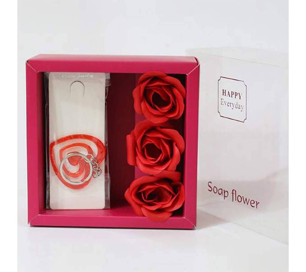 Soap Flower & Keying-Red