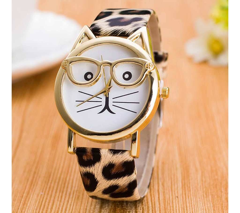 Cat sunglass watch