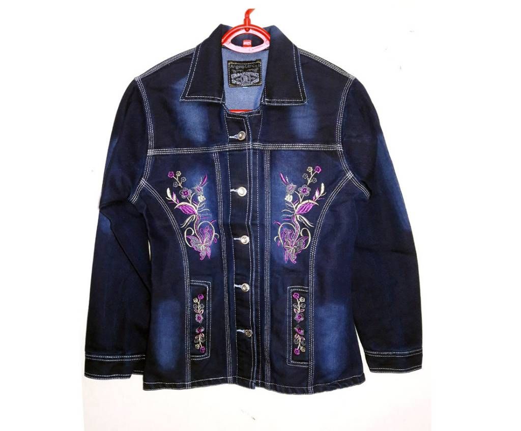 Ladies Long-Sleeve Denim Jacket