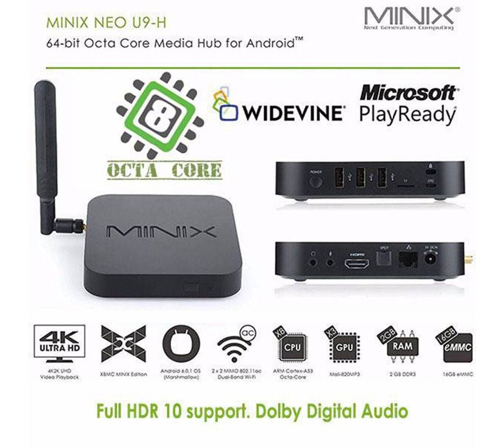 MINIX NEO U9H Amlogic S912 2GB RAM 16GB ROM TV Box 