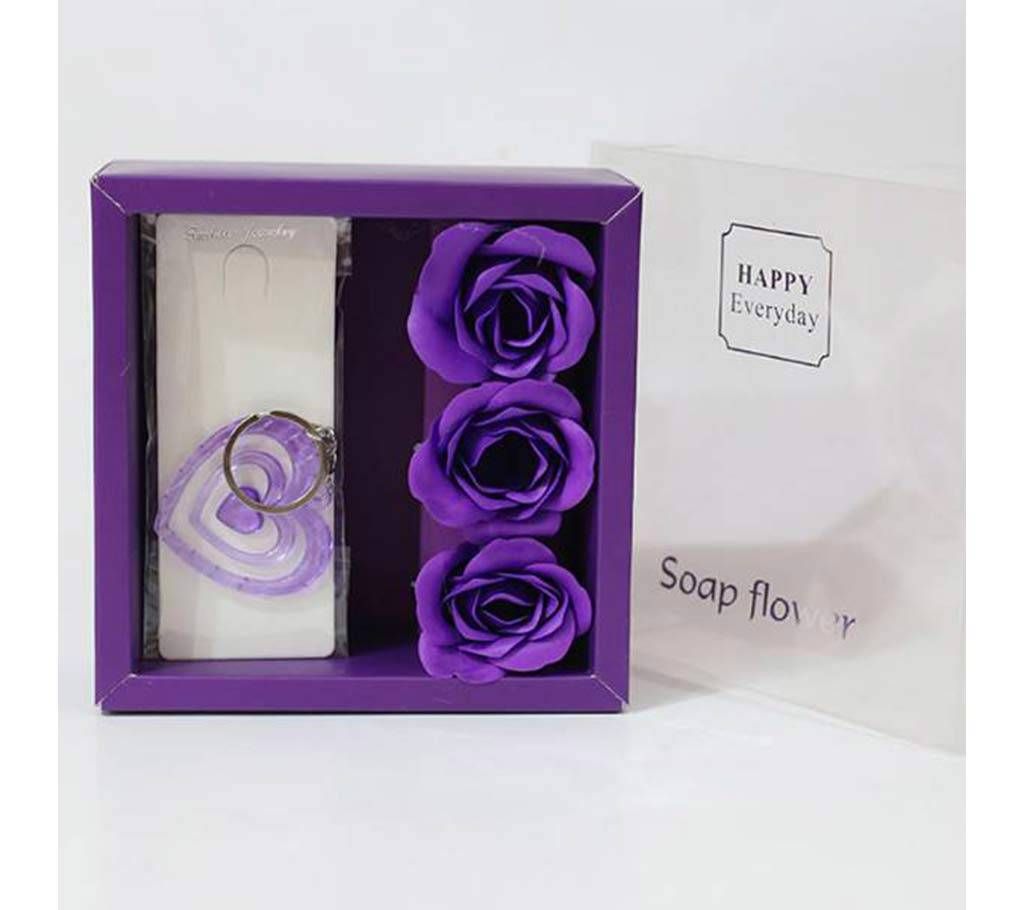 Soap Flower & Keying -Purple