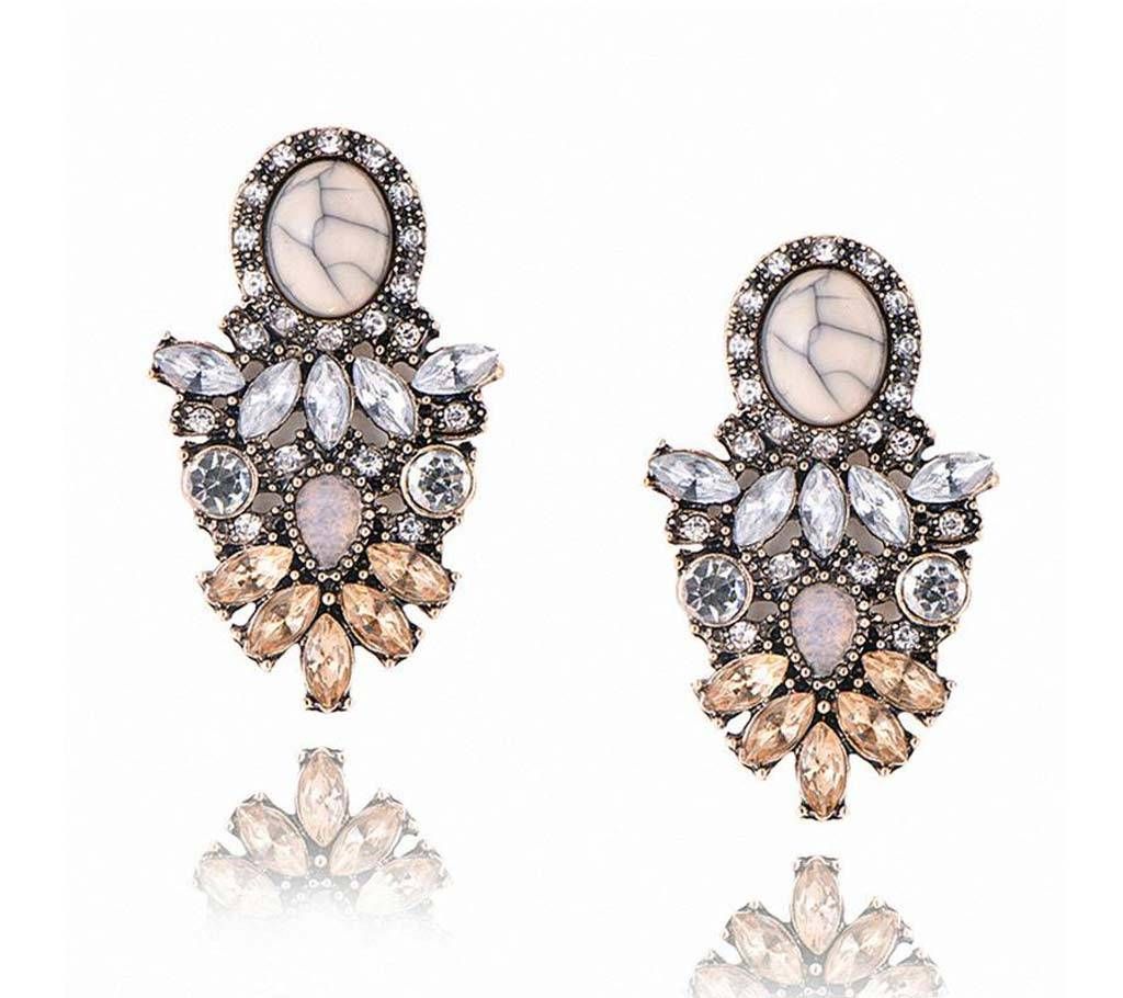 Vintage Crystal Earring For Woman