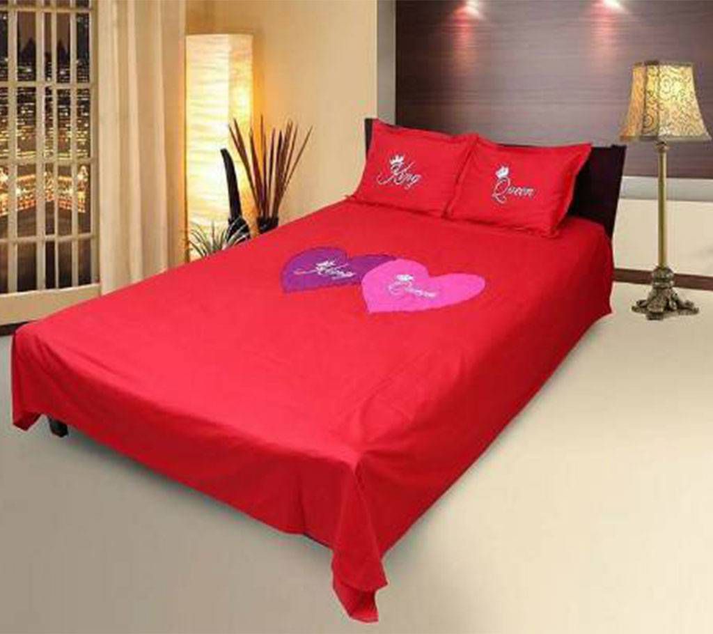 Heart Shaped Valentine Bed Sheet Set