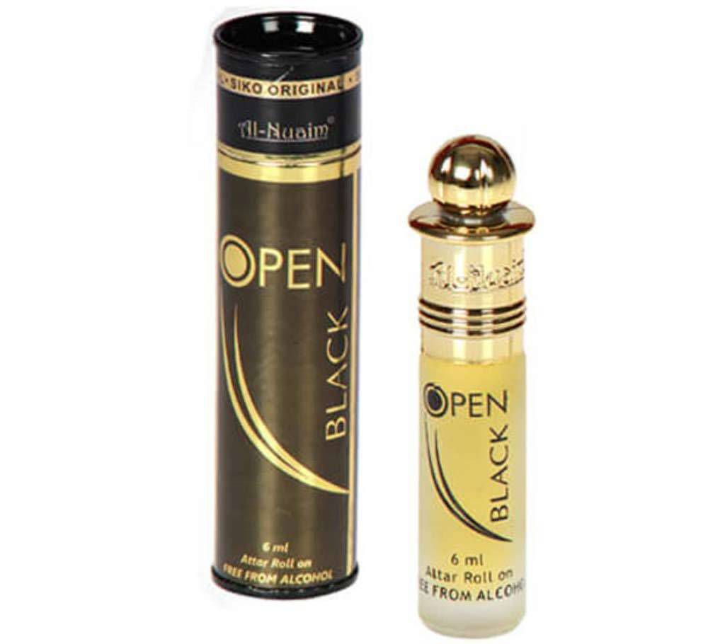 Al Nuaim Open Black perfume - 6ml - India