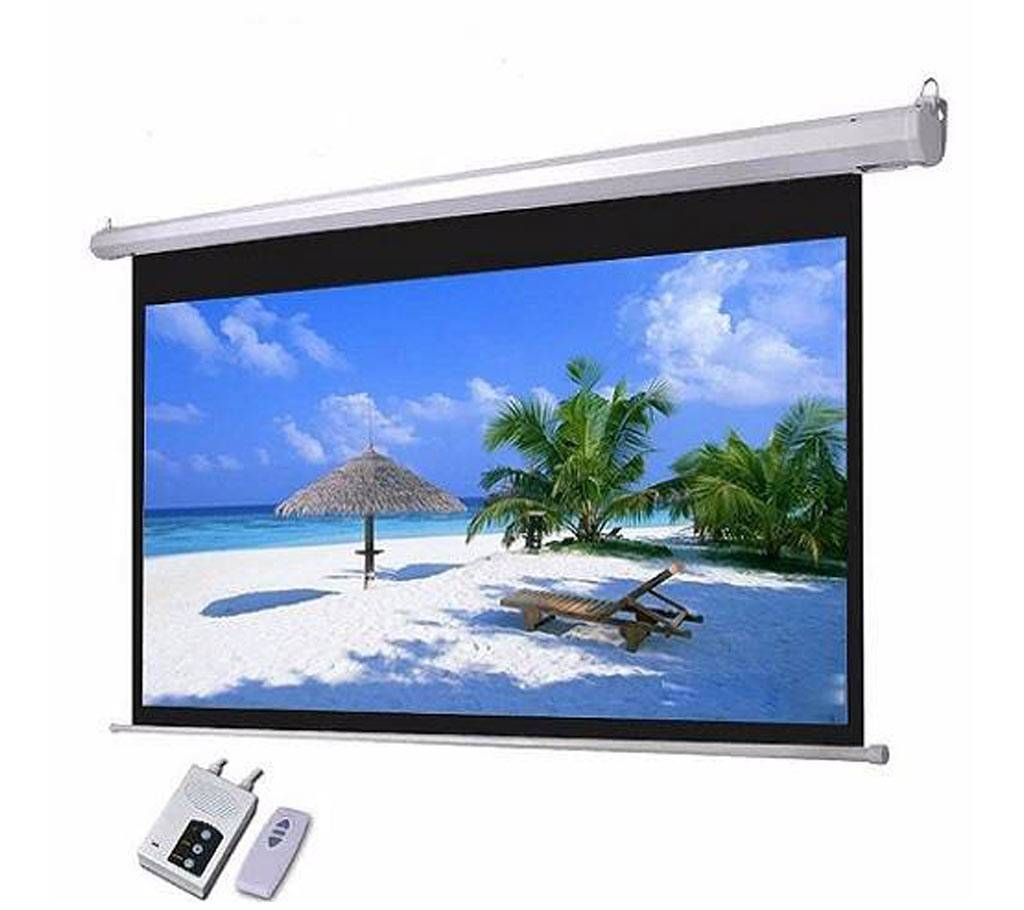 Motorized Projector Screen 96 x 96 Inch