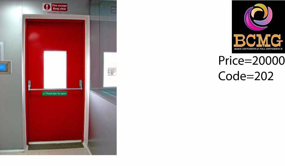 Door For Fire Exit