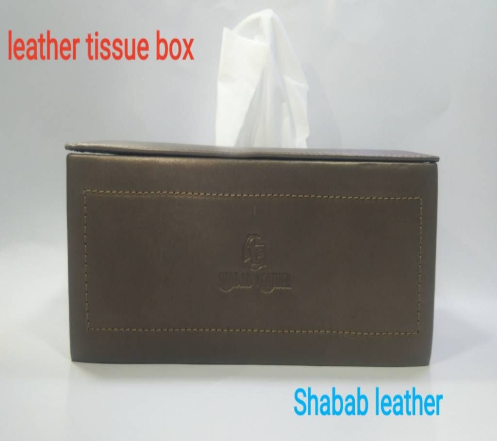 Leather Tissue Box