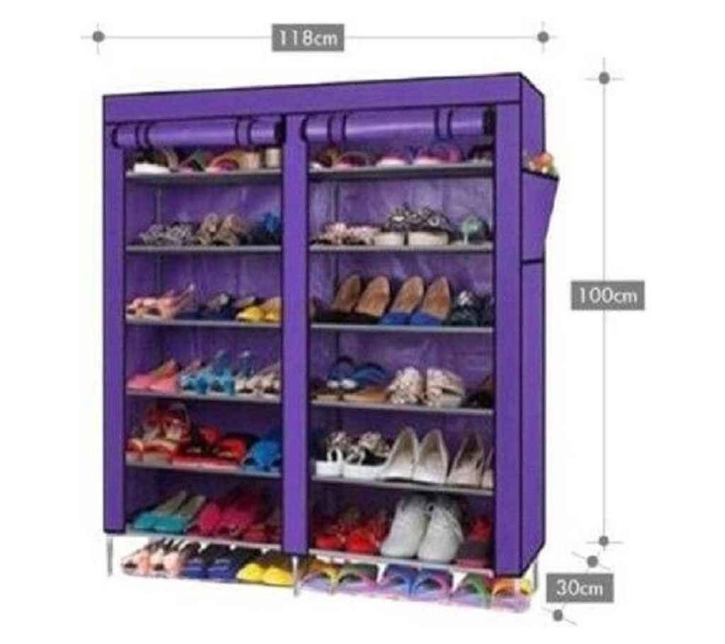 FOLDING SHOE RACK 12 LAYERS- DOUBLE 6 layer Shoe