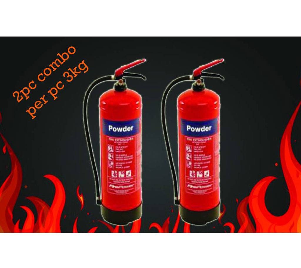 Fire Extinguisher-3kg Combo of 3 pieces 
