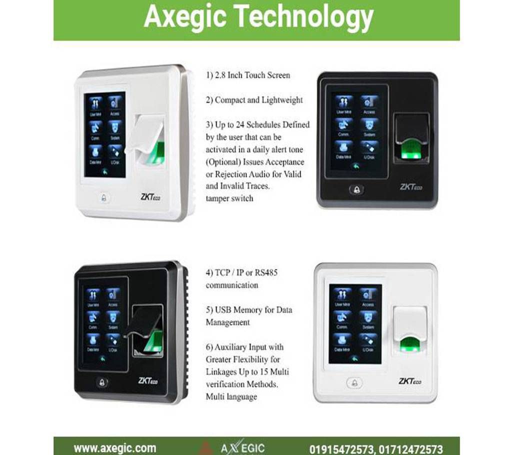 ZKTeco SF300 Access Control & Attendance Device