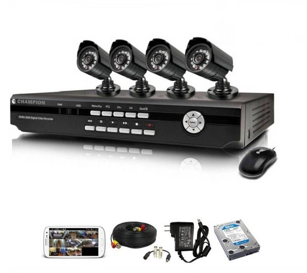 4 pcs HD Camera & Full Setup