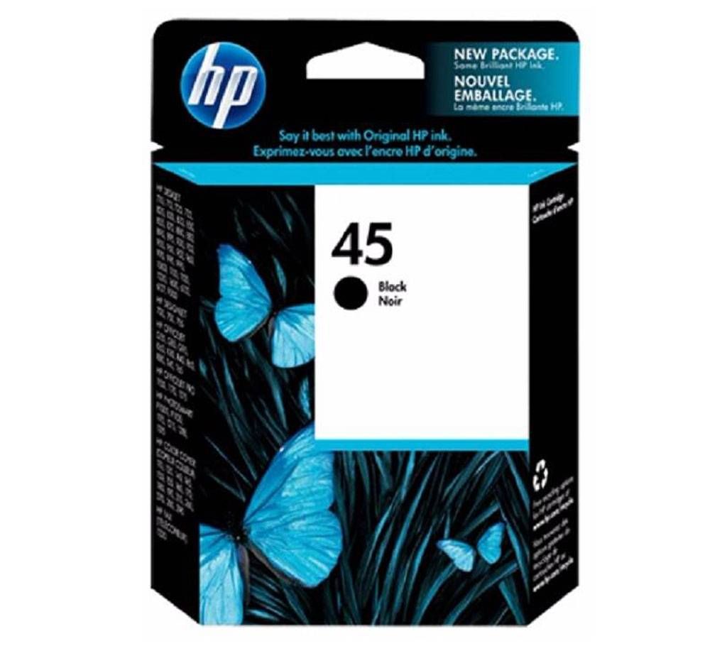 HP 45 Black Inkjet Printer Cartridge