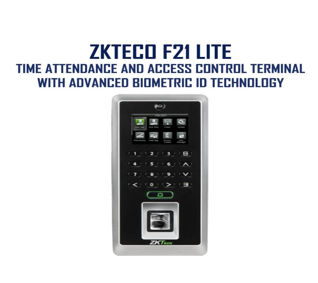 ZKTECO F21 Lite Biometric ACCESS CONTROL TERMINAL
