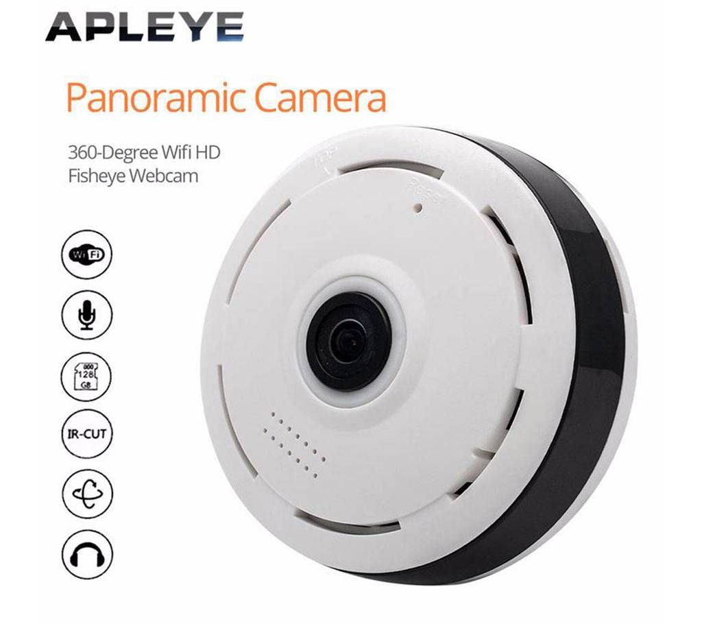 360° wireless Indoor Fisheye camera 