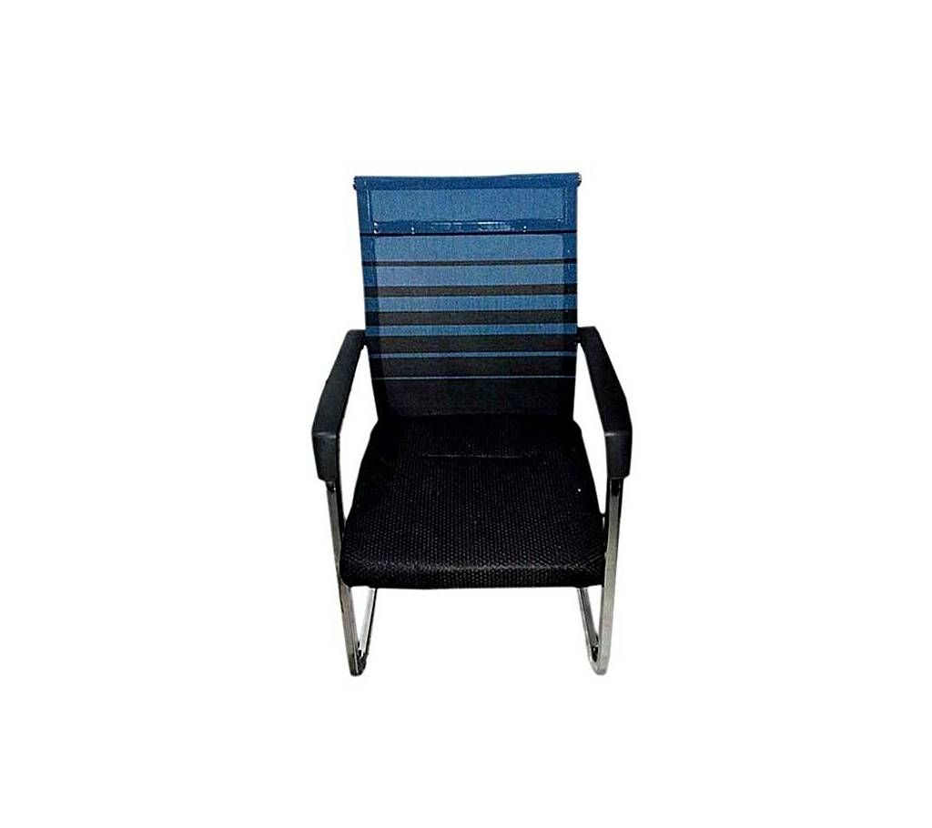 samiha furniture SF-086 - Fixed Chair - Black and Blue