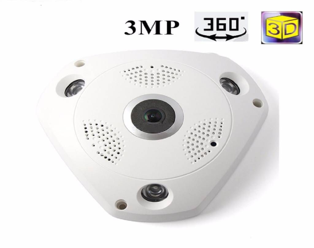 3D Panoramic wifi IP camera 3MP