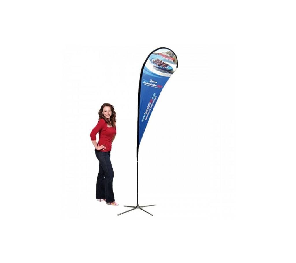 Customized Large Teardrop Flag Banner Stand