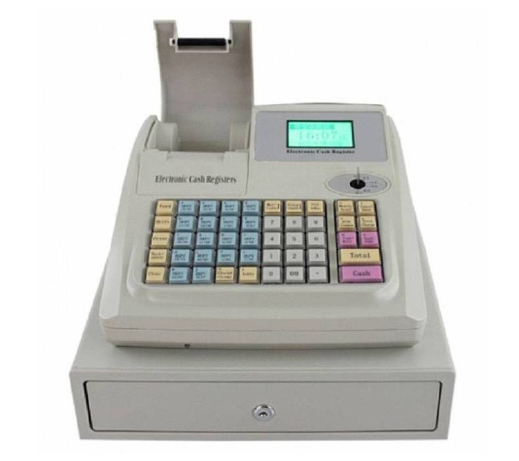 LCD Screen Hi-Speed Cash Register Machine 