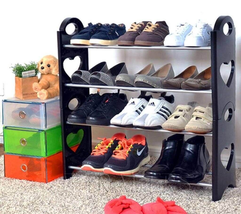 Portable Folding Shoe Rack (4 Layer)