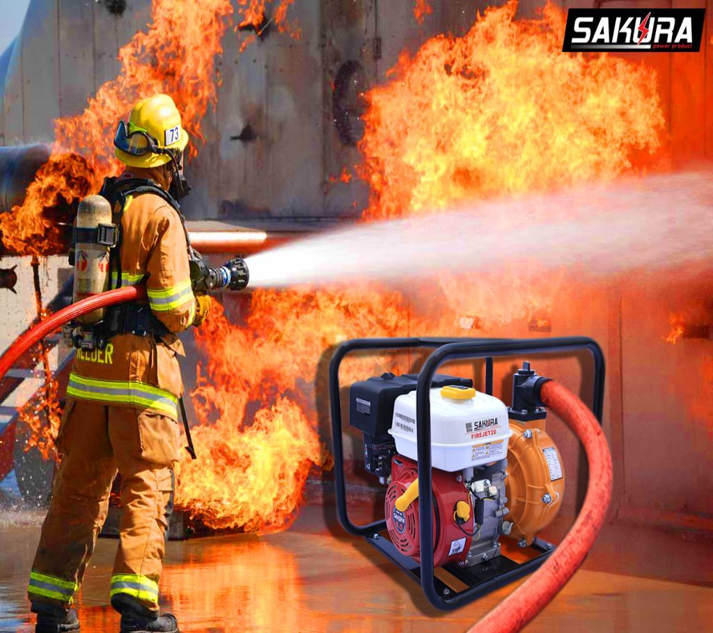 Sakura Portable Gasoline Fire Pump 2"
