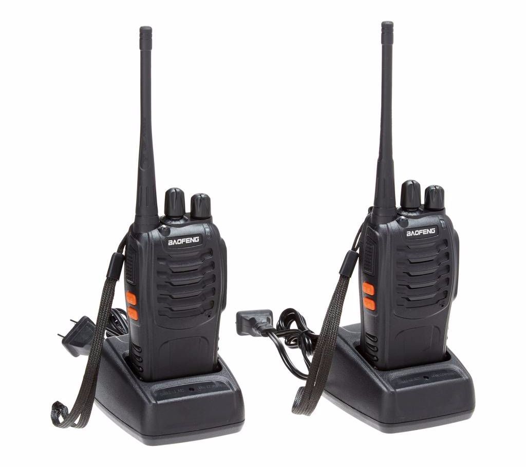 Baofeng BF-888S red Walkie Talkie - 02 Pcs (Original Imported product) Best QUOLITY