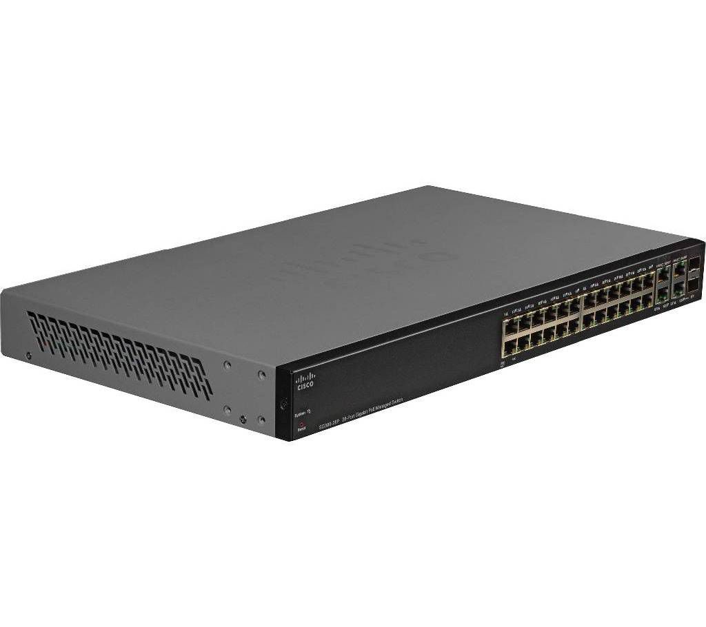 Cisco Mini-GBIC PoE Managed Switch- 28 ports 