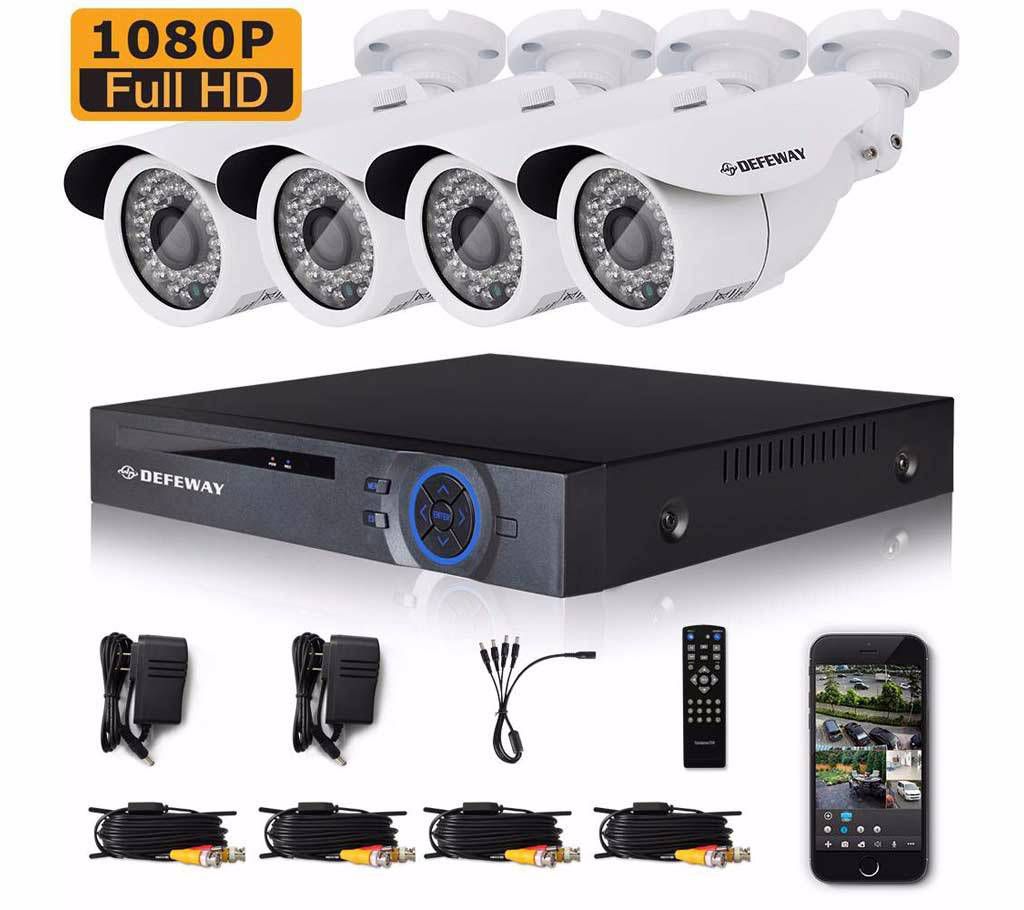 5 PCS - HD CCTV Camera package